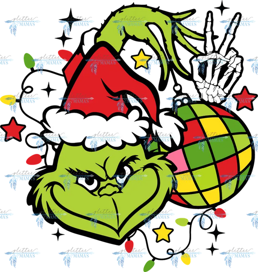 Retro Grinch Collage - Pocket