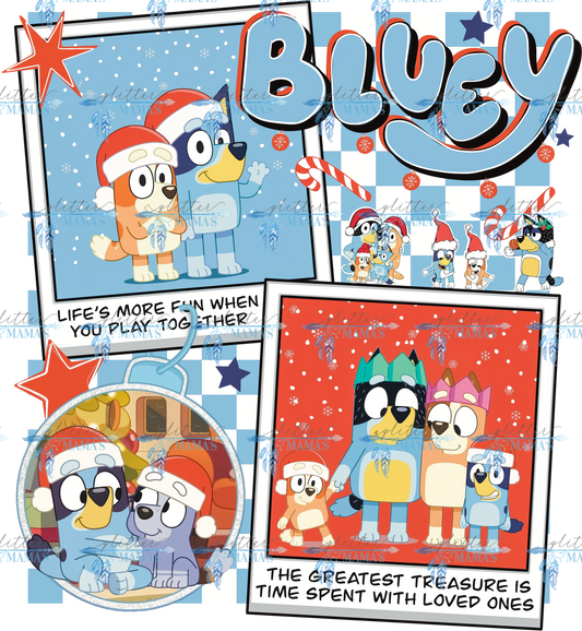 Bluey Christmas - Blue