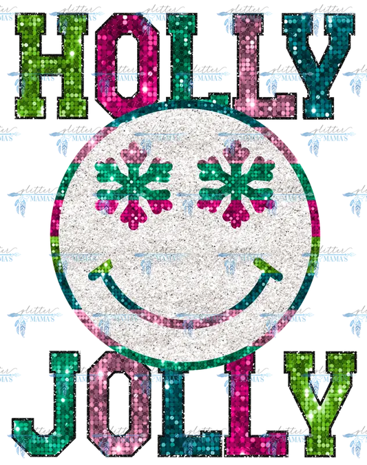 Holly Jolly - Smiley