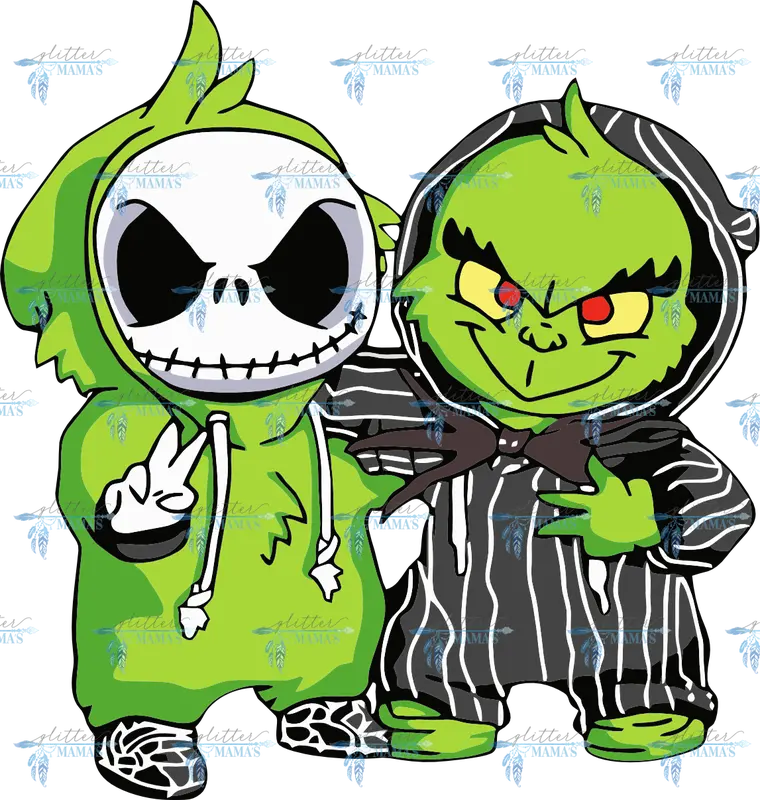 Grinch and Jack Skellington